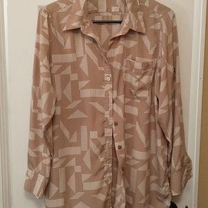 Geometric dress shirt